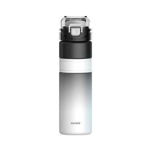 Пляшка для води Xiaomi Youpin Quange Full Size Sports Elastick Lid Cup 800Ml (6972229767139) Black White 324253 фото