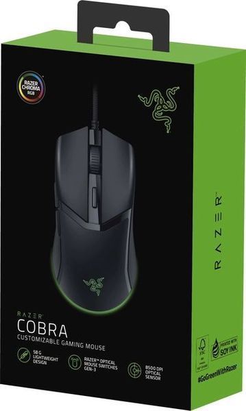 Миша Razer Cobra, RGB, USB-A, чорний (RZ01-04650100-R3M1) 374615 фото