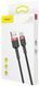 Кабель Baseus Cafule Type-C 2A 2.0 М (CATKLF-C91) Red-Black 253553 фото 8