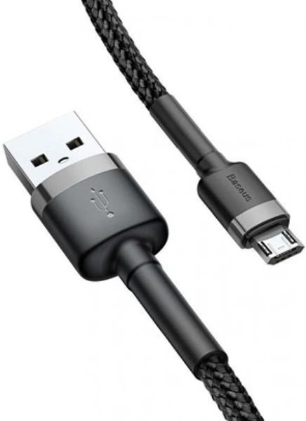 Кабель Baseus Cafule MicroUSB (CAMKLF-CG1) Black 2m 192661 фото