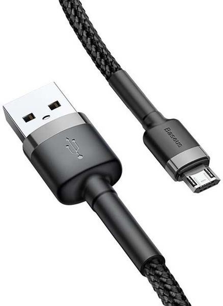Кабель Baseus Cafule MicroUSB (CAMKLF-CG1) Black 2m 192661 фото