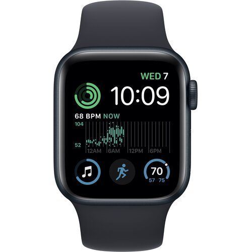 Смарт-годинник Apple Watch SE2 GPS 40mm Midnight Aluminium With Midnight Sport Band S/M MNT73 259288 фото