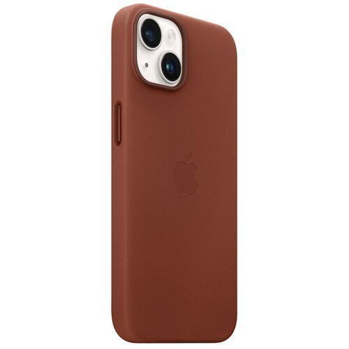 Чохол-накладка Apple iPhone 14 Leather Case with MagSafe - Umber (MPP73) 264939 фото