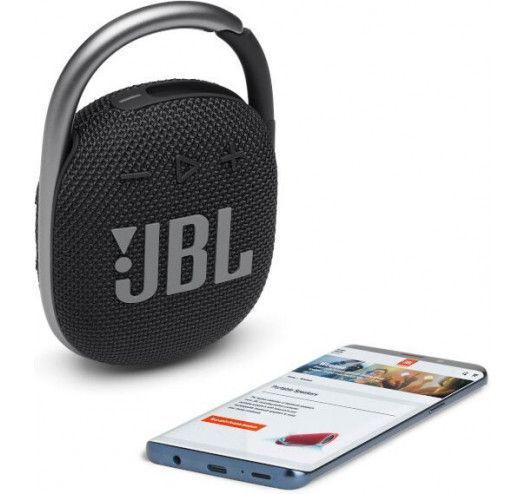 Портативна акустика JBL Clip 4 (JBLCLIP4BLK) Black 268757 фото