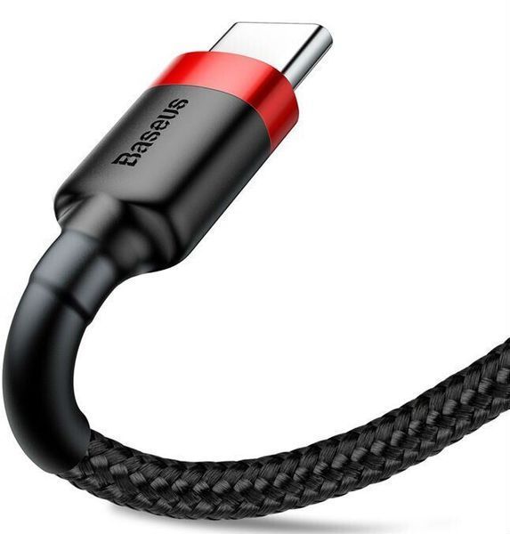 Кабель Baseus Cafule Type-C 2A 2.0 М (CATKLF-C91) Red-Black 253553 фото