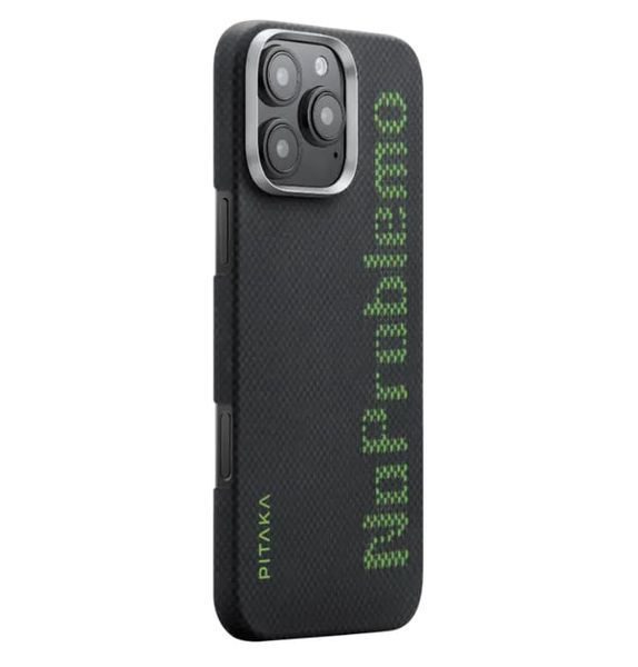 Чохол-накладка iPhone 16 Pro Pitaka Tactile Woven Case Aries NoProblemo (KI1601NO) 377936 фото