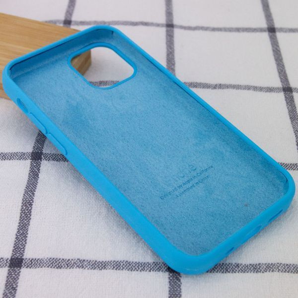 Чохол Silicone Case Full Protective (AA) для Apple iPhone 13 Pro (6.1") Блакитний / Blue 215767 фото