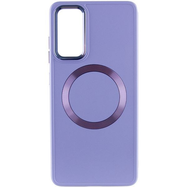 TPU чохол Bonbon Metal Style with MagSafe для Samsung Galaxy S24+ Бузковий / Dasheen 283979 фото