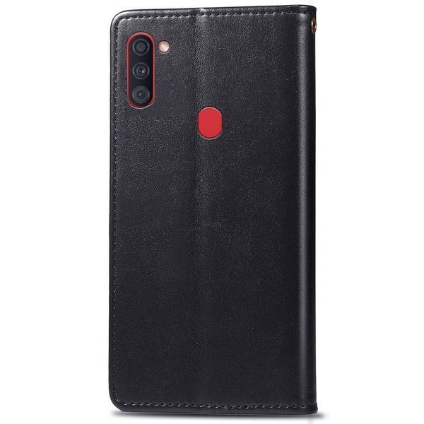 Шкіряний чохол книжка GETMAN Gallant (PU) для Samsung Galaxy A11 Чорний 285408 фото