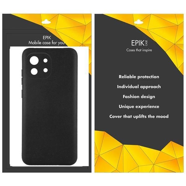 Чохол TPU Epik Black Full Camera для Xiaomi Mi 11 Чорний 404727 фото