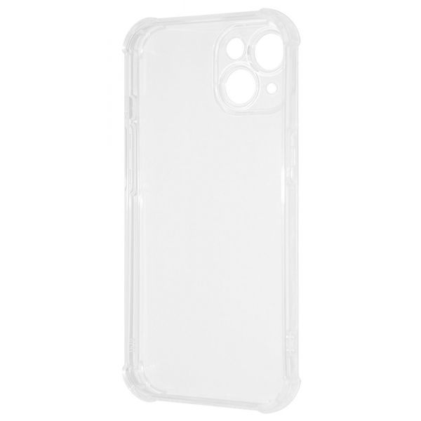 Чохол WXD силікон 0.8 mm HQ iPhone 15 transparent 335370 фото