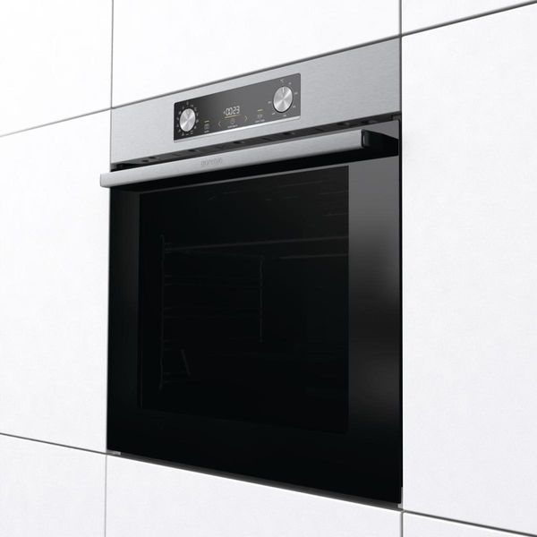 Духова шафа Gorenje електрична, 77л, A+, дисплей, IconLed, нерж (BO6737E02X) 368523 фото