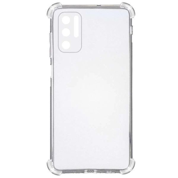 TPU чохол GETMAN Ease logo посилені кути Full Camera для Xiaomi Redmi Note 10 5G / Poco M3 Pro Безбарвний (прозорий) 295167 фото