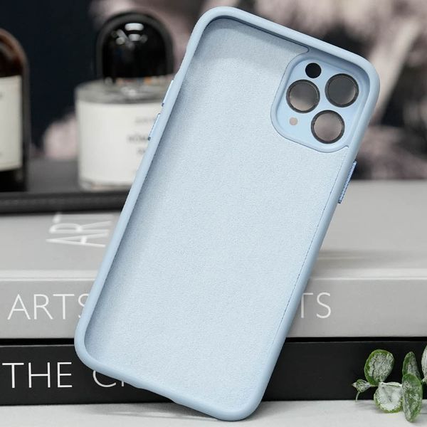 Чохол TPU+Glass Sapphire Midnight with MagSafe для Apple iPhone 13 Pro (6.1") Блакитний / Blue 276993 фото