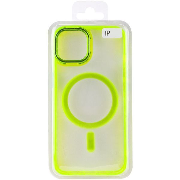 Чохол TPU Iris with MagSafe для Apple iPhone 12 Pro Max (6.7") Жовтий 272106 фото