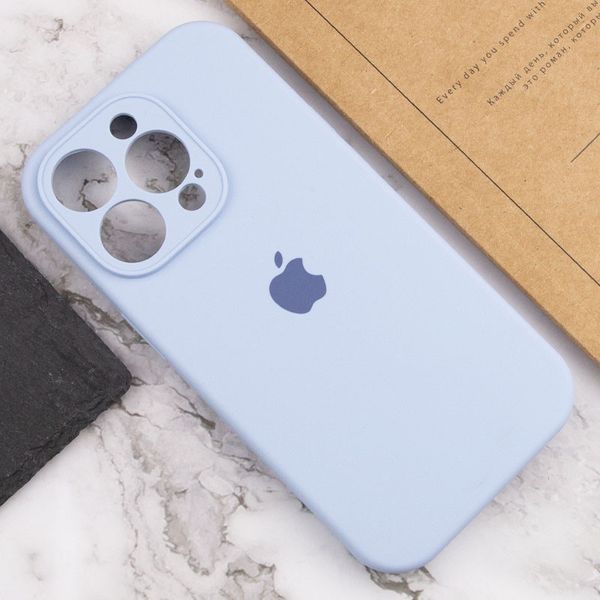 Чохол Silicone Case Full Camera Protective (AA) для Apple iPhone 14 Pro (6.1") Блакитний / Lilac Blue 257133 фото