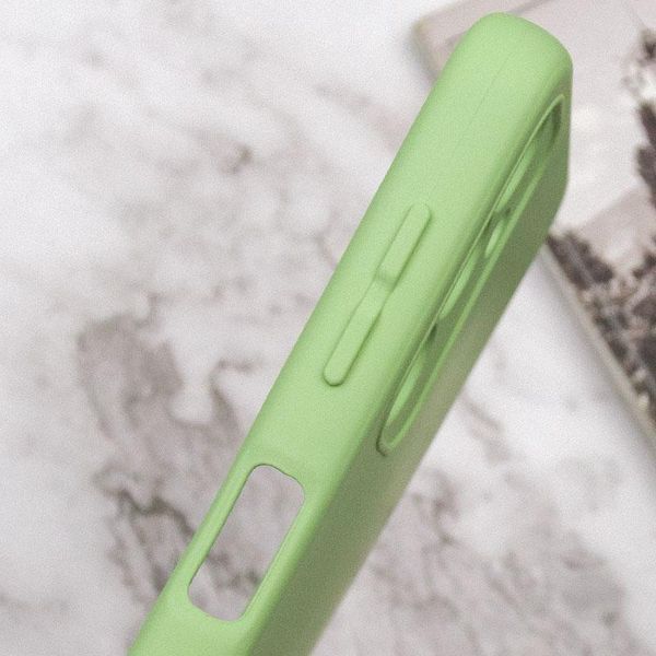 Чохол TPU GETMAN Liquid Silk Full Camera для Samsung Galaxy M34 5G Зелений / Pistachio 397141 фото