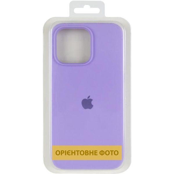 Чохол Silicone Case (AA) Logo with MagSafe для Apple iPhone 17 Pro (6.3") Бузковий / Dasheen 393017 фото