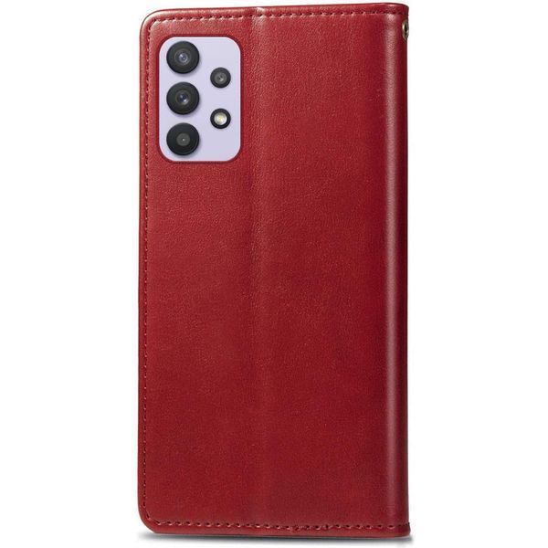 Шкіряний чохол книжка GETMAN Gallant (PU) для Samsung Galaxy A13 4G Червоний 253403 фото