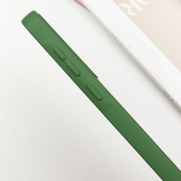 Чохол TPU GETMAN Liquid Silk Full Camera для Samsung Galaxy S24+ Зелений / Dark green 397604 фото
