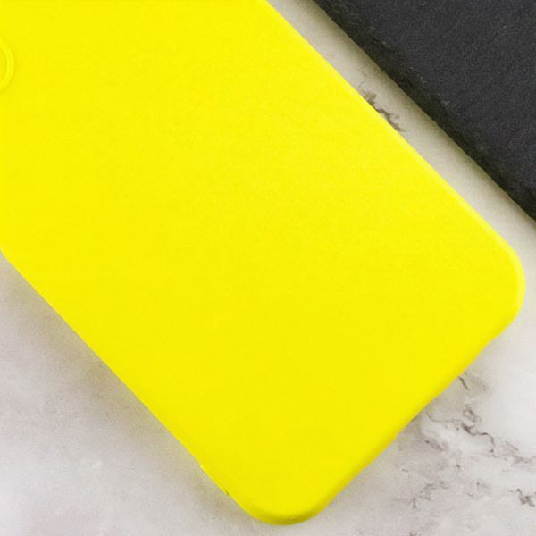 Чохол TPU GETMAN Liquid Silk Full Camera для Xiaomi Redmi A3 Жовтий / Flash 356540 фото