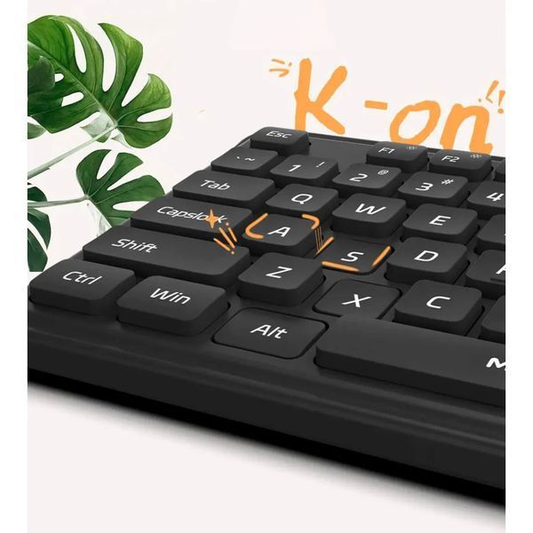 Бездротова клавіатура та миша Xiaomi MiiiW POP Combo Gen 3 (MW24PB03) Black 354790 фото