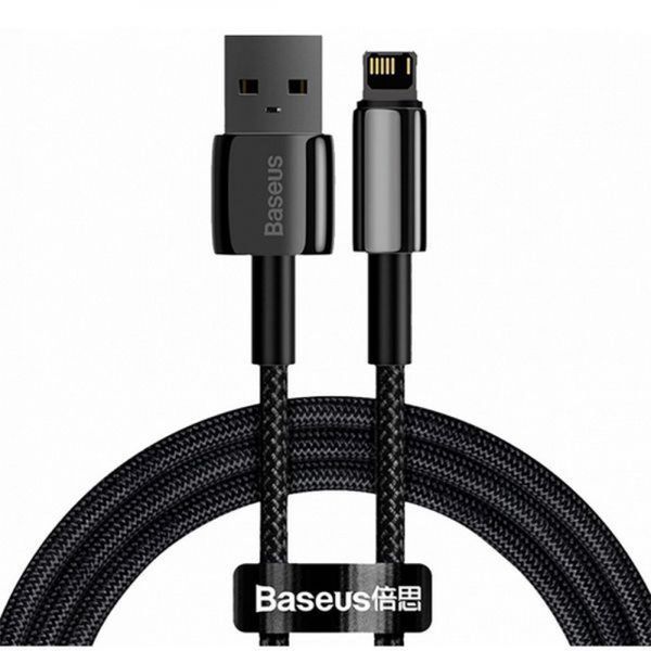 Кабель Baseus Tungsten Gold USB For Lightning 1m (CALWJ-01) Black\Gold 222186 фото