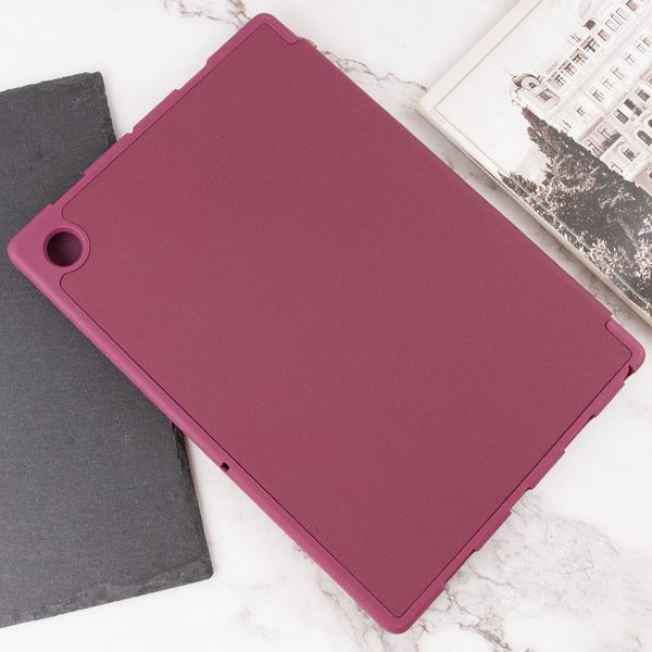 Чохол-книжка Book Cover (stylus slot) для Samsung Galaxy Tab A8 10.5" (2021) (X200/X205) Бордовий / Maroon 272020 фото