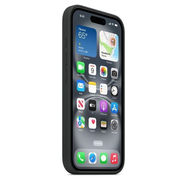 Чохол-накладка Apple iPhone 16 Plus Silicone Case with MagSafe - Black (MYY93) 322319 фото