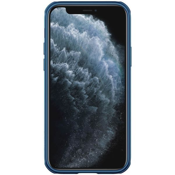 Карбонова накладка Nillkin Camshield (шторка на камеру) для Apple iPhone 13 Pro Max (6.7") Синій / Blue 217621 фото