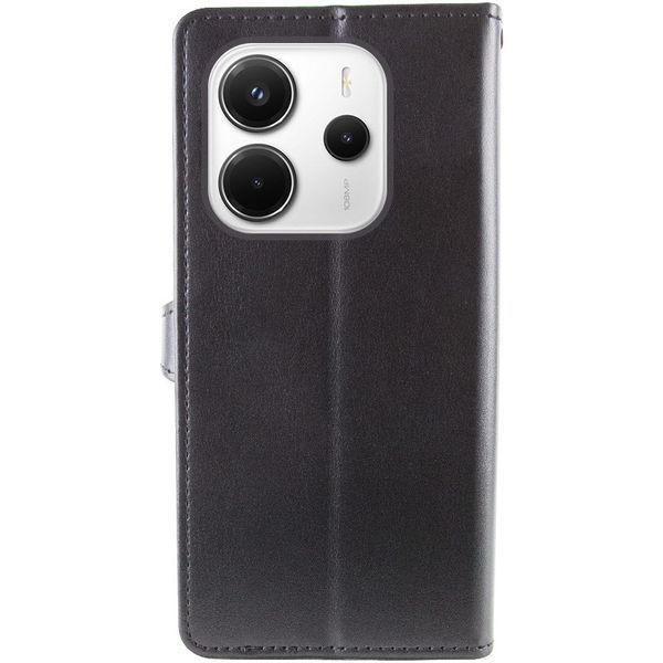 Шкіряний чохол-книжка GETMAN Gallant (PU) для Xiaomi Redmi Note 14 4G (Europe version) Чорний 378112 фото