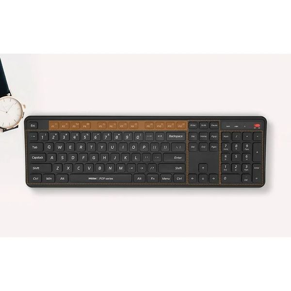 Бездротова клавіатура та миша Xiaomi MiiiW POP Combo Gen 3 (MW24PB03) Black 354790 фото