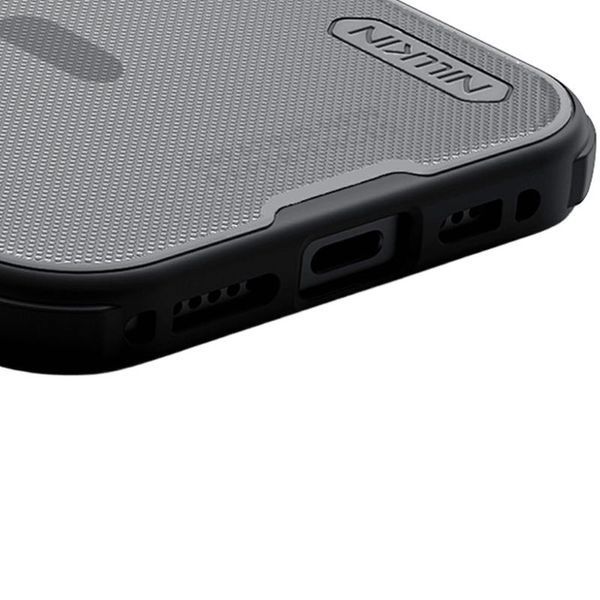 Чохол Nillkin Matte Magnetic Pro для Apple iPhone 17 (6.3") Transparent black 398542 фото