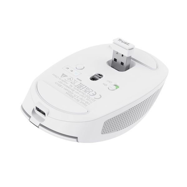 Миша Trust OZZA compact, BT/WL/USB-A, білий (24933_TRUST) 363738 фото