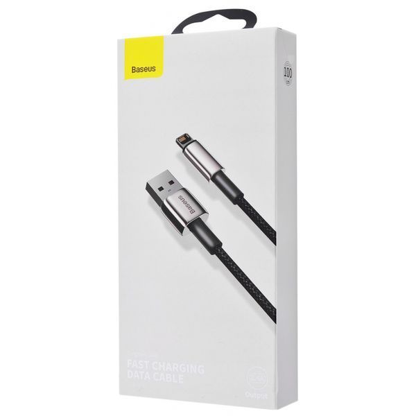 Кабель Baseus Tungsten Gold USB For Lightning 1m (CALWJ-01) Black\Gold 222186 фото