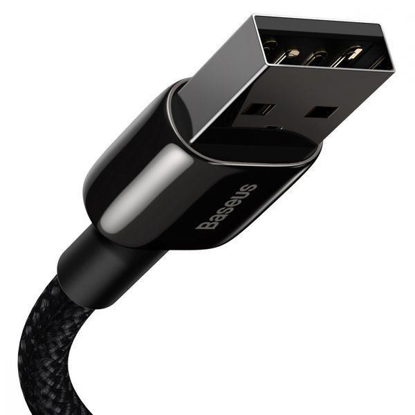 Кабель Baseus Tungsten Gold USB For Lightning 1m (CALWJ-01) Black\Gold 222186 фото