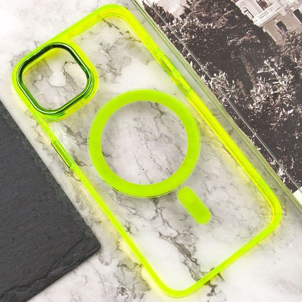 Чохол TPU Iris with MagSafe для Apple iPhone 12 Pro Max (6.7") Жовтий 272106 фото