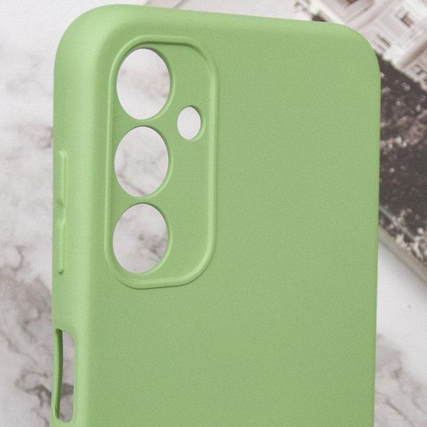 Чохол TPU GETMAN Liquid Silk Full Camera для Samsung Galaxy M34 5G Зелений / Pistachio 397141 фото