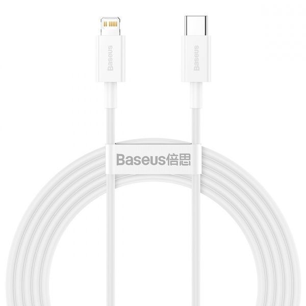 Кабель Baseus Superior Series Type-C/Lightning 20W (CATLYS-C02) White 2m 245906 фото