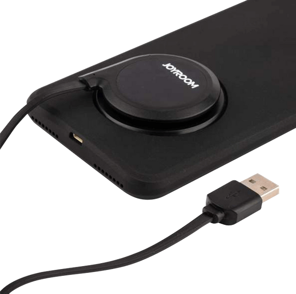 Бездротовий зарядний пристрій JOYROOM ZS141 magnetic wireless charger (2A) для iPhone 7 Black 126309 фото