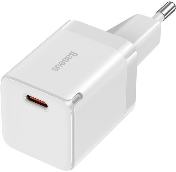 Зарядний Пристрій Baseus GaN3 Fast Charger 30W (CCGN010102) (1 Type-C) White 255178 фото