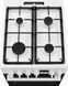 Плита Electrolux комбінована, 57л, 50x60см, дисплей, конвекція, чавун, білий (LKK520211W) 375951 фото 2
