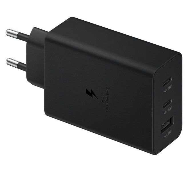 Зарядний Пристрій Samsung 65W EP-T6530NBEGRU Power Adapter Black 249857 фото