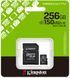 Карта пам'яті Kingston MicroSDXC 256GB Canvas Select Plus Gen3 150MB/s A10 + SD-адаптер (SDCS3/256GB) 388825 фото 1