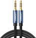 Кабель UGREEN AV112 3.5mm Male To 3.5mm Male Cable Gold Plated Metal Case With Braid 1m Blue (10685) 278886 фото 1