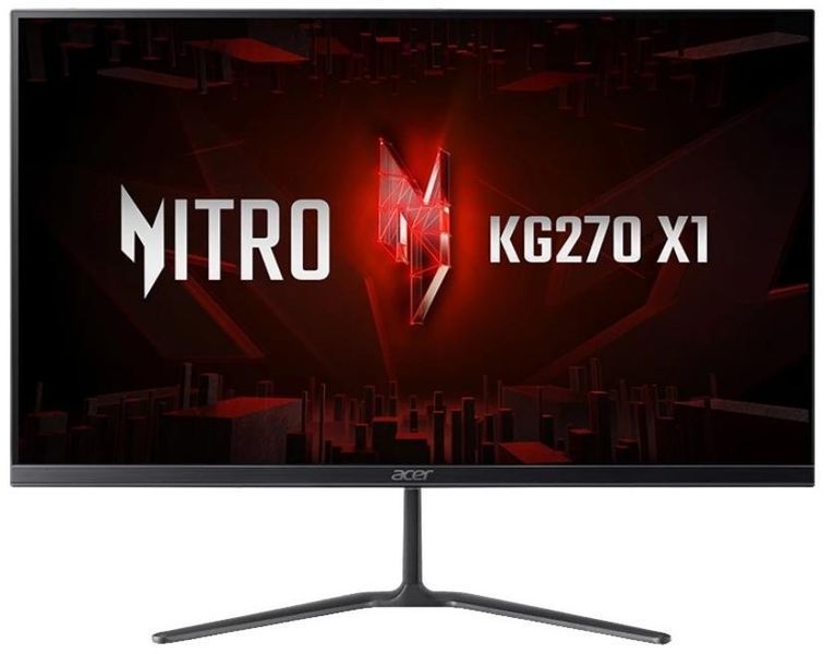 Монiтор TFT ACER 27" KG270X1bmiipx (UM.HX0EE.108) IPS FHD 200Hz 2*HDMI DP MM Black 380551 фото