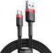 Кабель Baseus Cafule Type-C 2A 2.0 М (CATKLF-C91) Red-Black 253553 фото 1