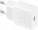 Зарядний Пристрій Samsung 15W EP-T1510XWEGRU Power Adapter + Type-C to Type-C Cable White 241518 фото 3