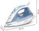 Праска Tefal Virtuo 30, 2000Вт, 240мл, паровий удар -120гр, постійна пара - 27гр, керам. підошва, біло-блакитний (FV2C41E0) 376068 фото 3