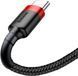 Кабель Baseus Cafule Type-C 2A 2.0 М (CATKLF-C91) Red-Black 253553 фото 2